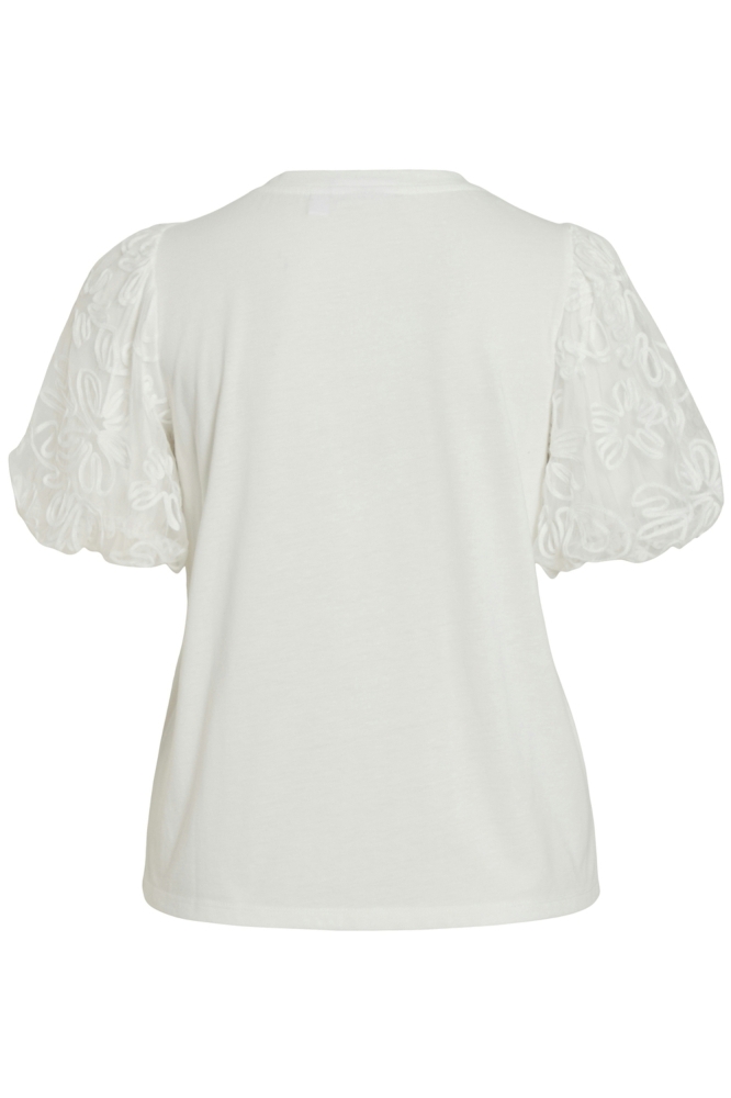 VISIMONIA O-NECK S/S TOP 14107505 SNOW WHITE
